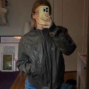 Vintage silton leather jacket